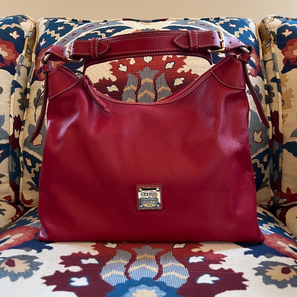 Dooney & Bourke Crimson Red Hobo Bag